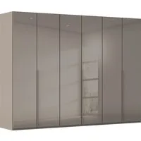 rauch Drehtürenschrank Kleiderschrank Schrank Garderobe Wäscheschrank BESTSELLER MONTCLAR (3 Ausstattungen BASIC/CLASSIC/PREMIUM (SOFT-CLOSE), Breiten 201-400 cm) Front in Glas/Hochglanz/Dekor/Grauspiegel in 5 Breiten MADE IN GERMANY