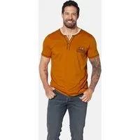 Jan Vanderstorm T-Shirt HAFTOR mit modischen Kontrasten