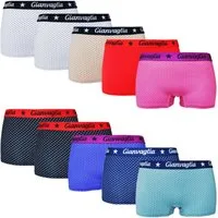 TEXEMP Panty 5er - 10er Pack Damen Panty Panties Boxershorts Baumwolle Hotpant (Packung, 5-St) Premium Qualität