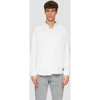 s.Oliver Langarmhemd Hemd Regular Fit: Baumwollhemd mit Button-Down-Kragen