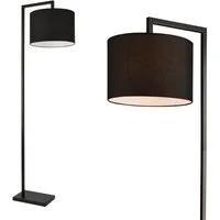 lux.pro Stehlampe, ohne Leuchtmittel, Stylische Stehleuchte »Düsseldorf« - Schwarz - 1x E27
