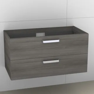 Artiqua 414 Waschtischunterschrank für Venticello 4104Aj, 4104AL Graphit Struktur quer, 414-WU2L-V10 414-WU2L-V106-7070-401