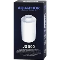 AQUAPHOR Kalk- und Wasserfilter JS 500, Zubehör für Smart-Wasserfilter Aquaphor JS500 /Mikrofiltration 0,1µ., Reduziert Kalk, Chlor, Schwermetalle, Medikamente. 500 L. Kap.
