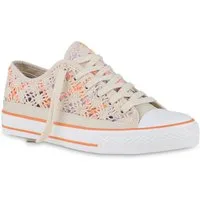VAN HILL 21578345 FT 2.879622 NINA Damen Sneaker Multi 45 Sneaker Damen Übergrößen Sneaker Low Schnürer Bequeme Spitze Schnür-
