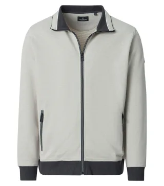 CASAMODA - Sweatjacke beige - Gr. - XXL