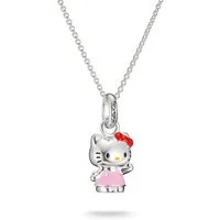 THOMAS SABO Kette mit Anhänger THOMAS SABO ♡ Hello Kitty Kette klassisch rosa, Emaille