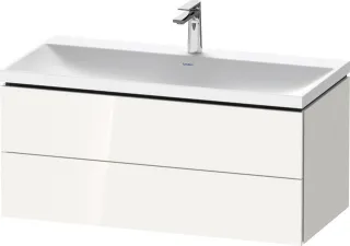 Duravit L-Cube c-shaped Set wandhängend Weiß Hochglanz 1000x480x480 mm - LC6952O22220000 LC6952O22220000