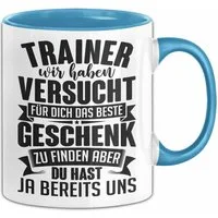Trendation Tasse Co-Trainer Trainer Fußballtrainer Geschenk Tasse Geschenkidee für Trai
