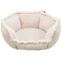 TRIXIE Hundebett Bett Boho - beige - 50 × 50 cm