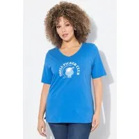 Ulla Popken T-Shirt T-Shirt Muschel Classic V-Ausschnitt Halbarm