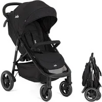 Joie Kinder-Buggy Litetrax - Shale, Sportwagen klein faltbar mit Liegeposition & Einhand-Faltung bis 22 kg