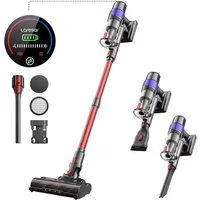Laresar Bodenstaubsauger V8 Akku Staubsauger, 500W/48.000pa kabellos, Handstaubsauger, 500 W, 60 Min Laufzeit, 180.000 U/min, 50 kPa Saugleistung