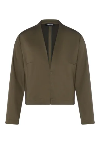 FRANK WALDER - Leichtjacke ELEMENTS mit Teilungsnaht khaki - Gr. - 40
