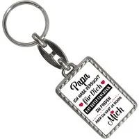speecheese Schlüsselanhänger Papa das beste Geschenk für dich bin ich Schlüsselanhänger mit
