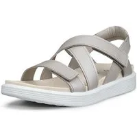 Ecco SOFT SANDAL W CROSS STRAP Sandale Sommerschuh, Riemchensandale mit Klettverschluss