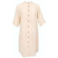 Guru-Shop Midikleid Boho Hemdkleid, lange Viskose Crepe Tunika -.. alternative Bekleidung