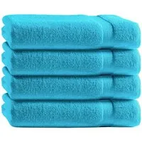 TRENDBUY24 Handtuch Set Handtücher Duschtücher Gästetücher Baumwolle Frottee Premium 4er Set, 100% Baumwolle (4-St), Duschtuch