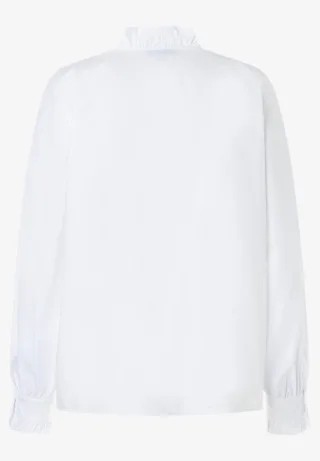 MORE & MORE - Feminine Shirt Blouse 0010_white - Gr. - 40