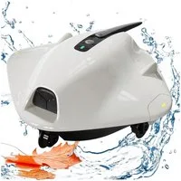 Blossom Poolroboter S2 Ultra Kabellos Poolsauger PoolCleaner für Boden 120Min Akkulaufzeit, Bis zu 120m²/ 180μm Filter/ IPX8/ Lange Laufzeit/ Reinigung von Boden
