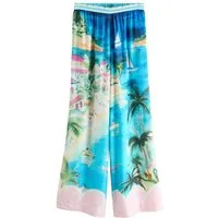 Next Palazzohose Modal-Hose mit weitem Bein (1-tlg)