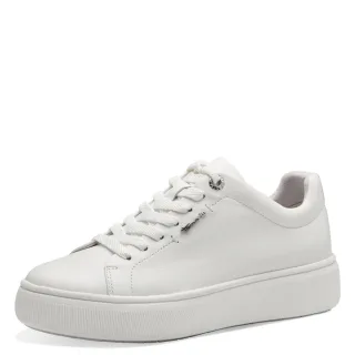 Tamaris - Da.-Schnürer WHITE LEATHER - Gr. - 40