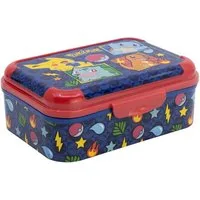 POKEMON JUEGO DE CARTAS Lunchbox - Blue Team Brotdose Kinder Pausenbox für Alltag Schule und unterwegs, Polyethylen, (1-tlg)