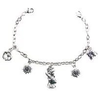 Trachtenland Bauchketten und Fußketten Set Dirndl Charivari Kette mit Hirschkopf
