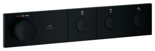 GROHE Unterputz-Thermostat Grohtherm Aqua Tiles, 106866 FMS 3 ASV phantom black, 106866KF00 106866KF00