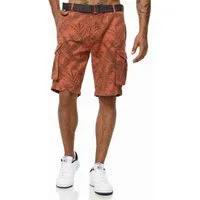 Tazzio Cargoshorts A201 Cargo Shorts inkl. abnehmbarem Gürtel