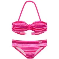 Buffalo Bandeau-Bikini May Kids mit knalligem Streifendruck