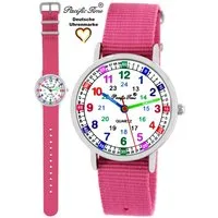 Pacific Time Quarzuhr Kinder Armbanduhr Lernuhr Wechselarmband, Mix und Match Design - Gratis Versand