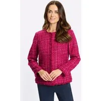 heine Blusenblazer Bouclé-Blazer Langarm