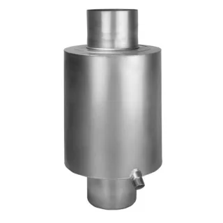 Bertrams Asde 15 Abgasschalldämpfer 16ASDE25-250 Ø 250 mm, mit Edelstahldämpfung 25 dB(A)