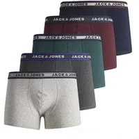 Jack & Jones Junior Trunk JACOLIVER eng anliegend mit elastischem Bund (Packung, 5-St) meliert, modisch, eng, Jersey