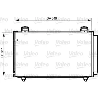 Valeo Klimakondensator Toyota Corolla E12 814210