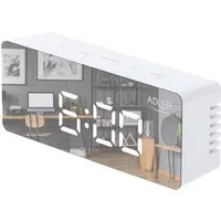 Adler Wecker AD 1189 mit Raumtemperaturanzeige Alarm Datumsanzeige Weckeranzeige Hintergrundbeleuchtung