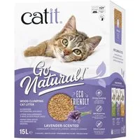 Catit Katzenstreu Go Natural! Holzeinstreu Lavendel 15 l