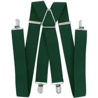 axy Hosenträger Herren Hosenträger 4 Stabile Clips X-Form 3,5cm Breit verstellbar und elastisch 120cm Lang
