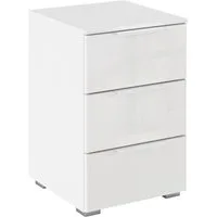 OTTO home Nachtkommode Nachttisch Nachtschrank Schubladen Sideboard Schubladenkommode KOLUNA (Breite 40 cm mit hochwertiger Glasfront), mit 3 geräumigen Schubladen für viel Stauraum MADE IN GERMANY