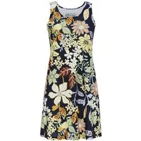 Ringella Nachthemd Ringella Bloomy Damen Nachthemd ohne Arm Dark Navy (1-tlg) Bloomy Sommernachthemd