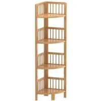 Dripex Standregal Badezimmerregal Bücherregal Eckregale für Küchen