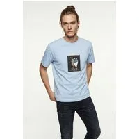 Jack & Jones T-Shirt JORNORREBRO PHOTO TEE SS CREW NECK Baumwolle, relaxed fit