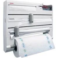 Leifheit Wandrollenhalter Parat Plus, inkl. Tesafilm-Spender u. Kleinteile-Box