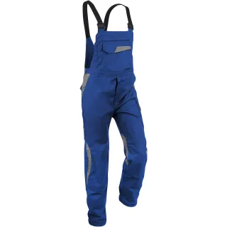 KÜBLER VITA cotton+ Latzhose kornblumenblau/mittelgrau 54 - 3L47 3421-4695-54