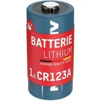 ANSMANN AG Lithium Batterie CR123A, lange Haltbarkeit Sicherheitssysteme, 3V Batterie