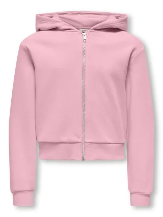 KIDS ONLY - KOGSWEAT L/S HOODIE ZIP SWT Romance Rose - Gr. - 128