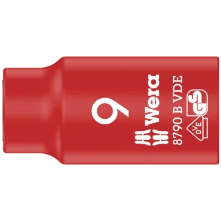 Wera 8790 B VDE Zyklop-Steckschlüsseleinsatz, isoliert, mit 3/8"-Antrieb - 05004953001