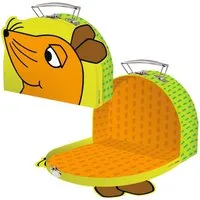 Trötsch Verlag Kinderkoffer TRÖTSCH Kinderkoffer Die Maus formgestanzt 26,4x34,4cm