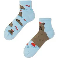 Many Mornings Sneakersocken Many Mornings Quarter Capybara (1 Paar, 1-Paar, 1 Paar) immer ein dismatching Paar