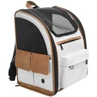 Nobby Tiertransporttasche Rucksack Tomek hellgrau für Katzen
